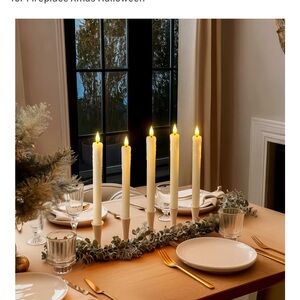 Elegant Cream Candle Set for Home Decor